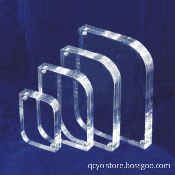 Nice design hot sale acrylic magnetic-iron crystal picture frame made in china